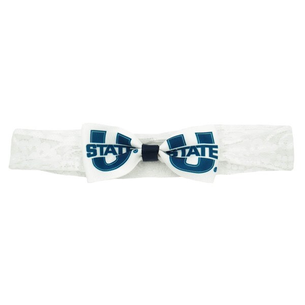 Lace Band Baby U-State Bow